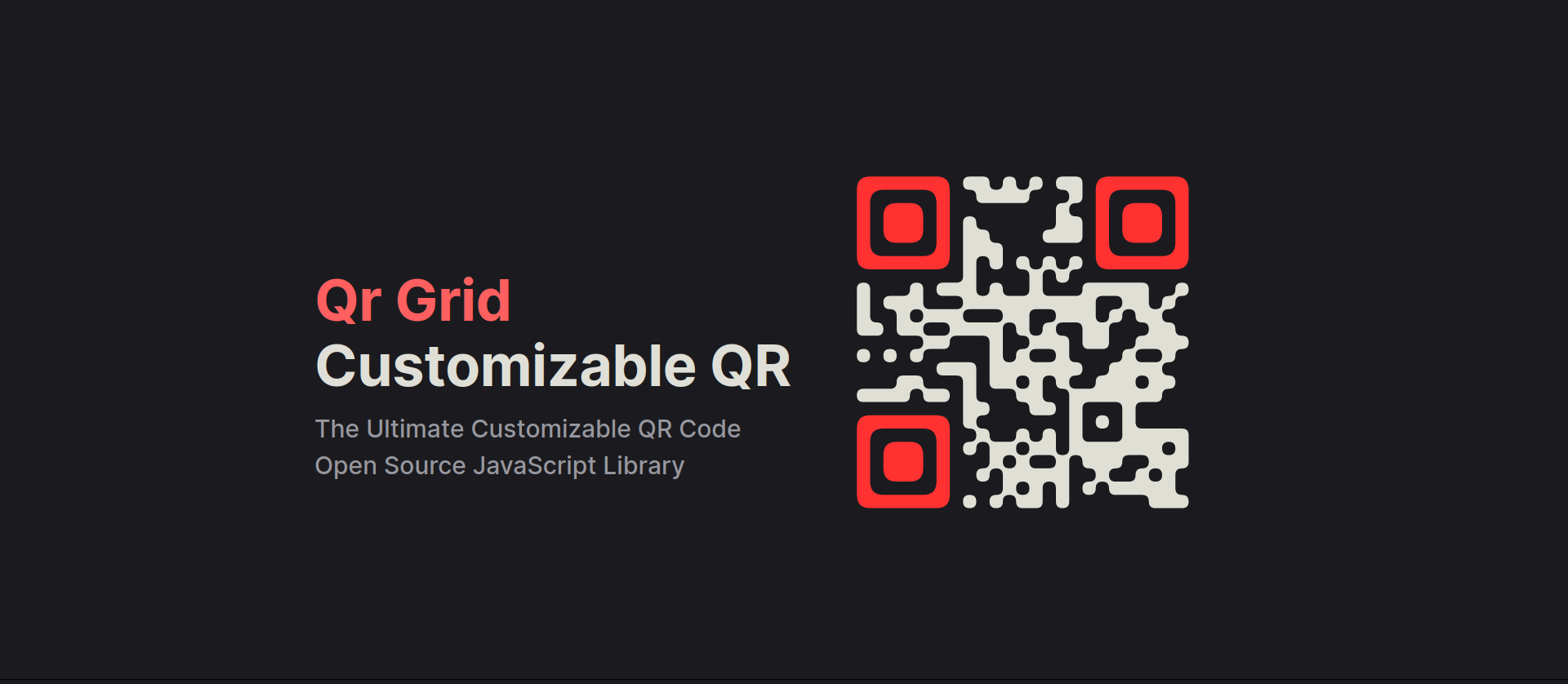 Qr Grid | The Ultimate Customizable QR Code JavaScript Library